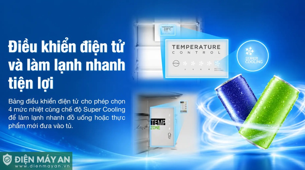 Tủ lạnh Midea Inverter 236 lít MDRT346MTB28VN

